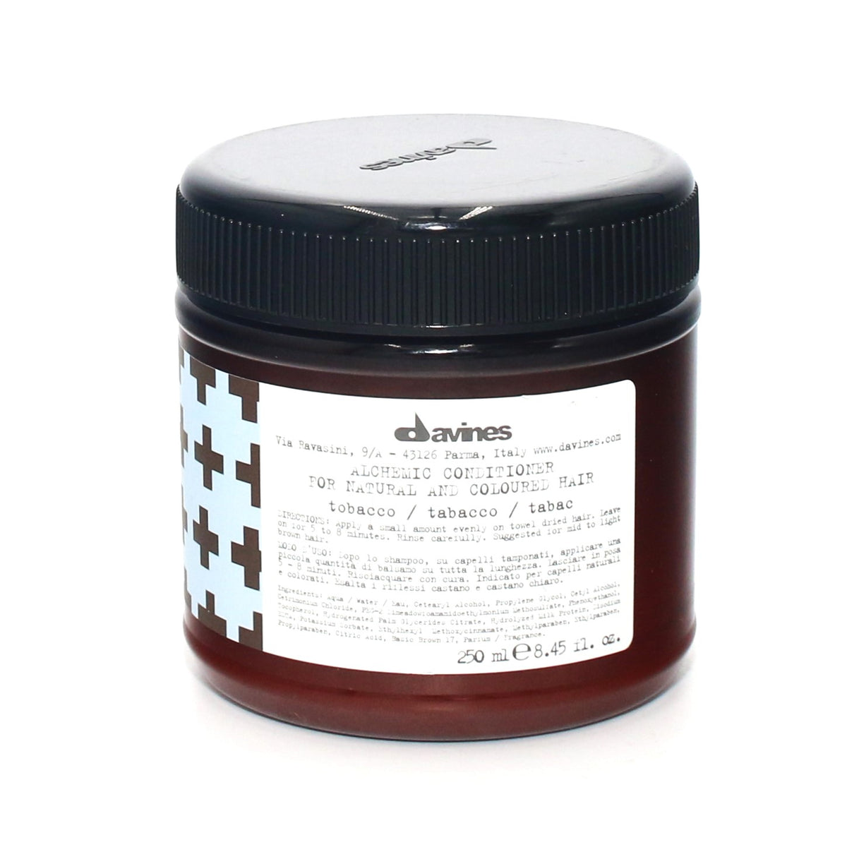 Davines Alchemic Conditioner For Natural And Coloured Hair Tobacco 8.45 oz