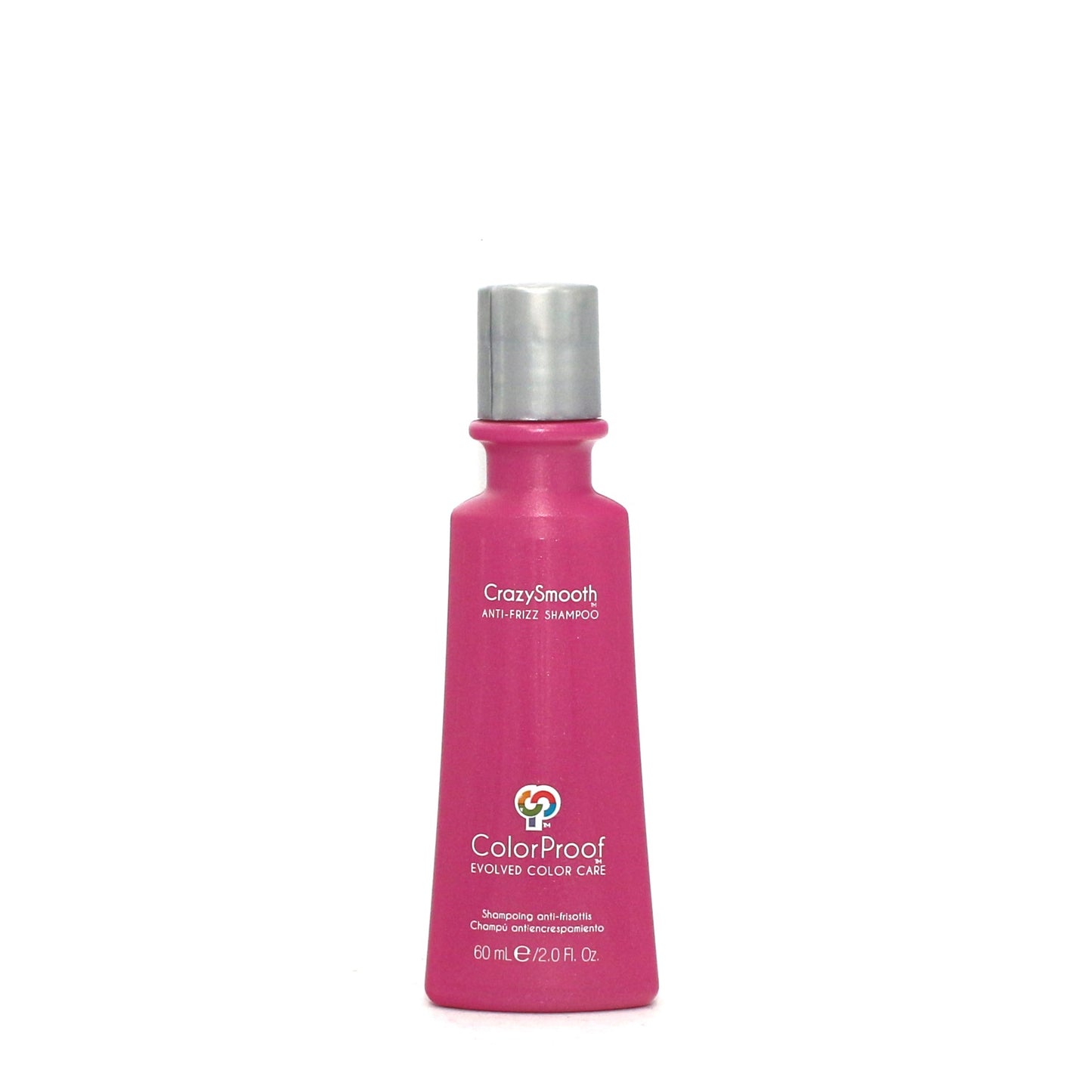 COLOR PROOF Crazy Smooth Anti Frizz Shampoo 2 oz (Pack of 2)