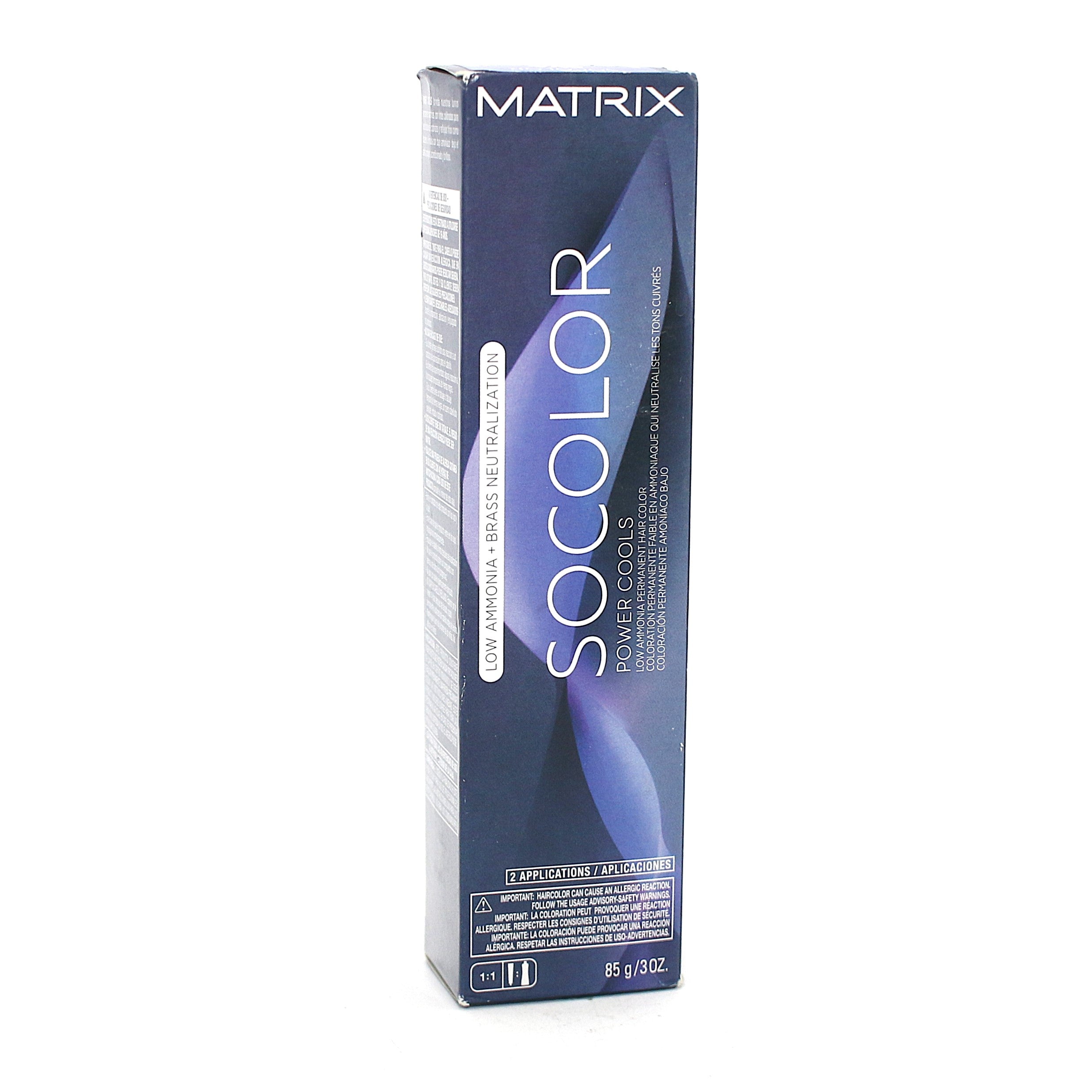 Matrix SoColor Power Cools Low Ammonia Permanent Hair Color 3 oz