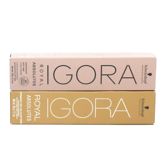 Schwarzkopf Igora Royal Absolutes Permanent Anti Age Color Creme 2.1 oz