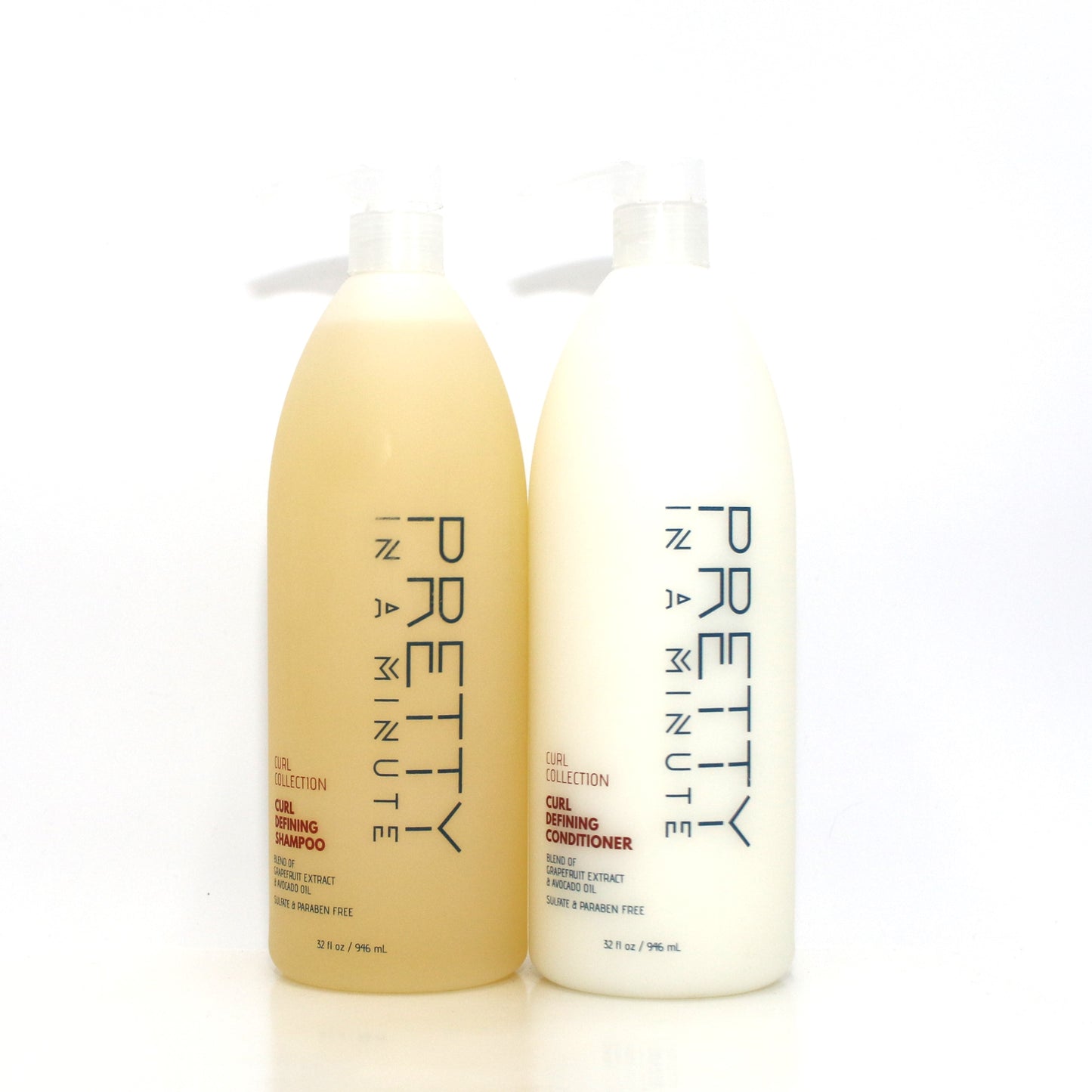 PRETTY IN A MINUTE Curl Collection Curl Defining Shampoo & Conditioner Duo 32 oz