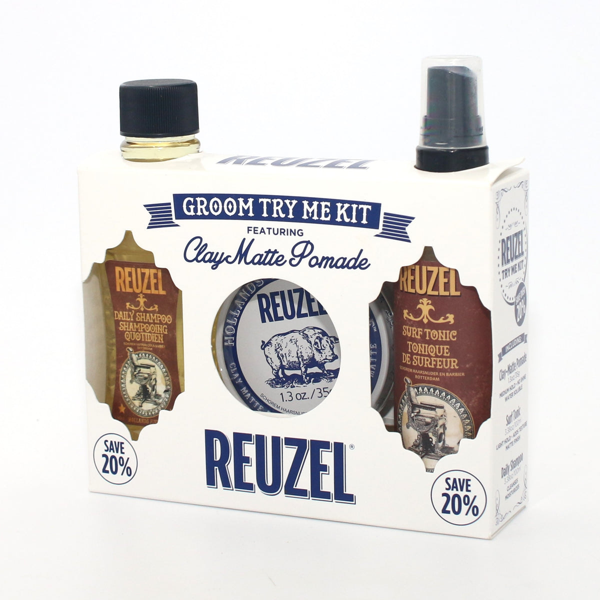 Reuzel Clay Matte Pomade Try Me Kit