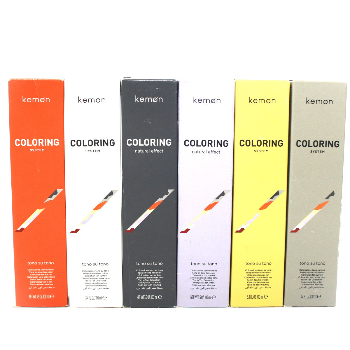 Kemon Coloring System/Natural Effect Tono Su Tono Tone on Tone Haircolour 3.4 oz