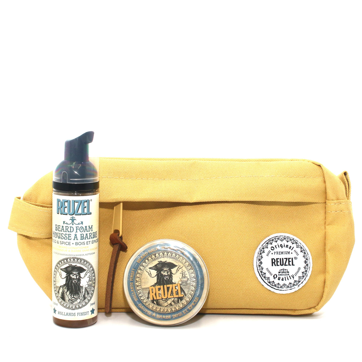 Reuzel Groom &amp; Grow Wood &amp; Spice Beard Travel Kit