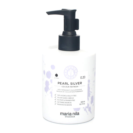 Maria Nila Pearl Silver Non Permanent Colour Masque 10.1 oz