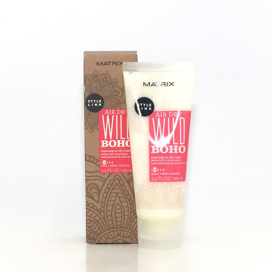 MATRIX Style Link Air Dry Wild Boho Hold 2 Texturizing Air Dry Cream 3.4 oz