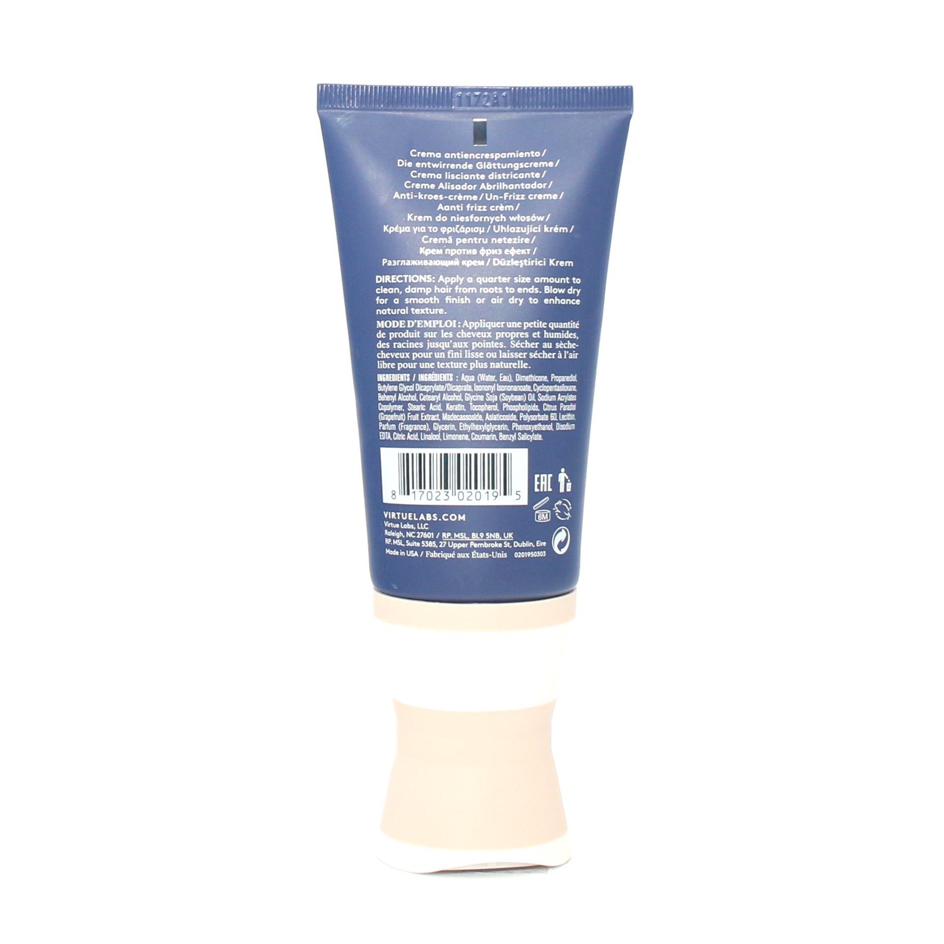 Virture Correct Unfrizz Cream 4 oz