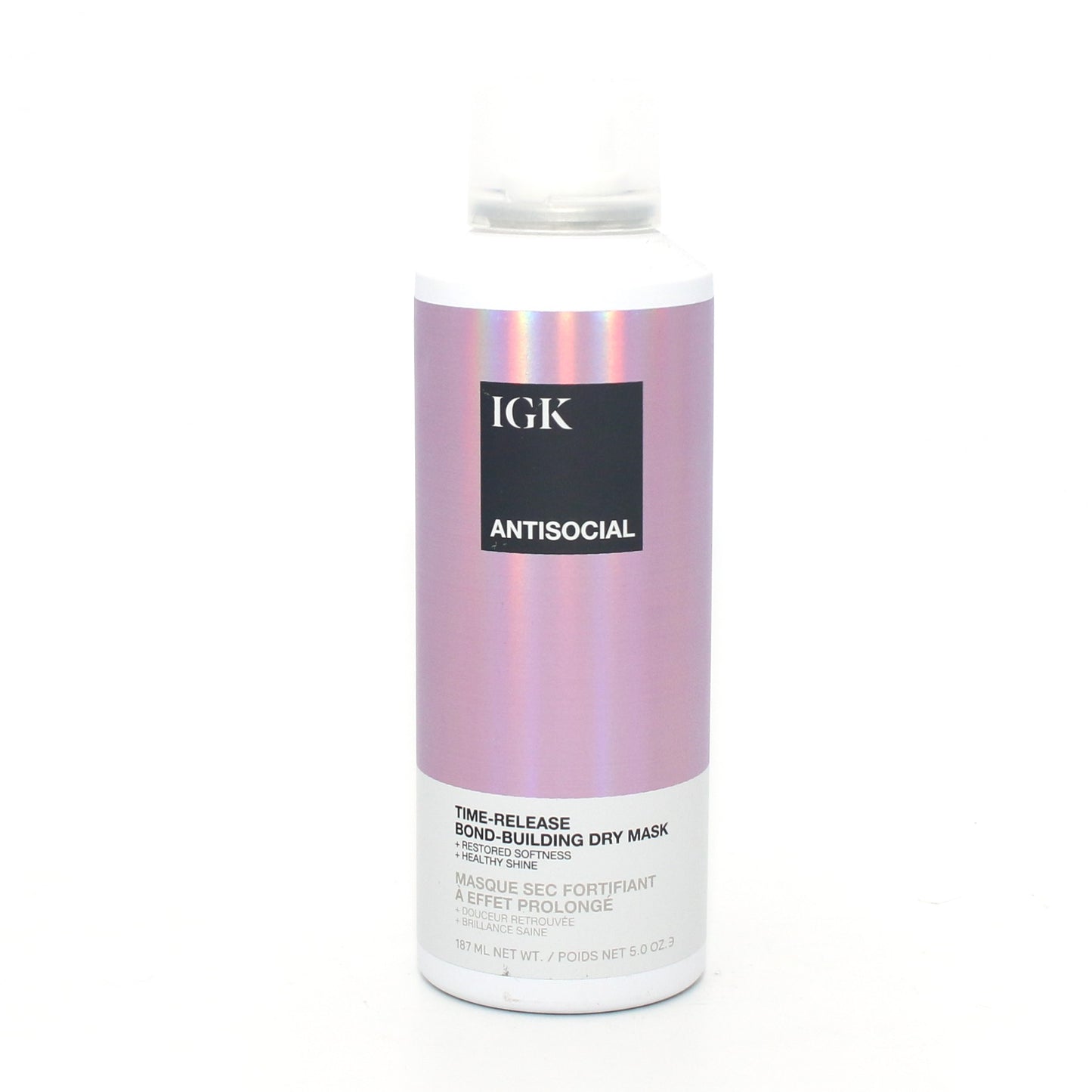 Igk Antisocial Overnight Bond Building Dry Hair Mask 5 oz