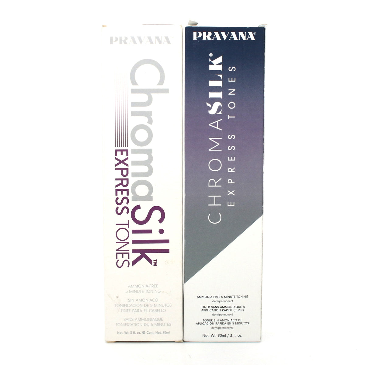 Pravana ChromaSilk Express Tones Demi Permanent Ammonia Free 5Minute Toning 3 oz