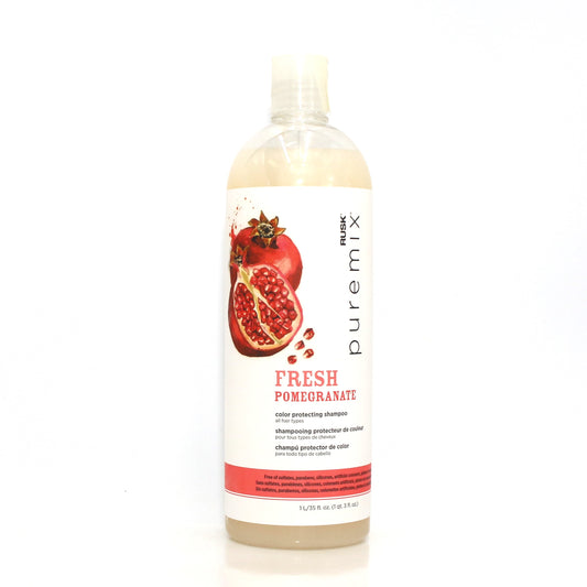 RUSK Puremix Fresh Pomegranate Color Protecting Shampoo 35 oz