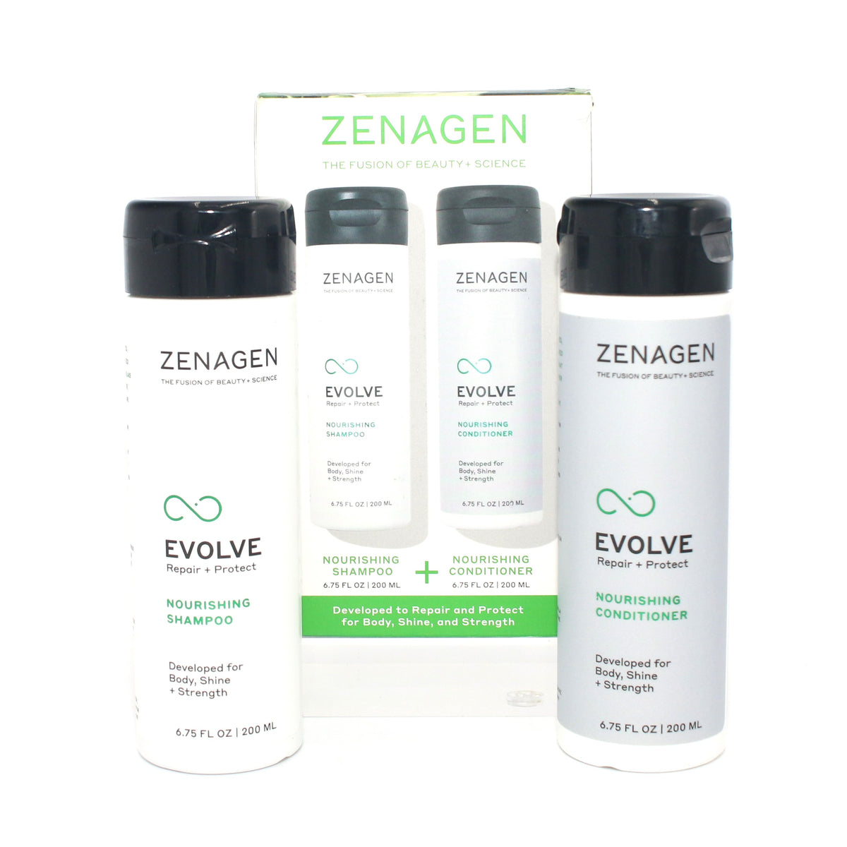 Zenagen Evolve Nourishing Shampoo + Conditioner Kit 13.5 oz