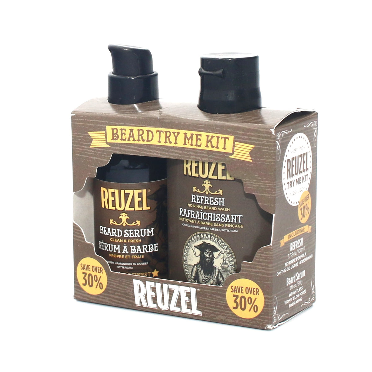 Reuzel Beard Try Me Kit with Beard Wash &amp; Serum