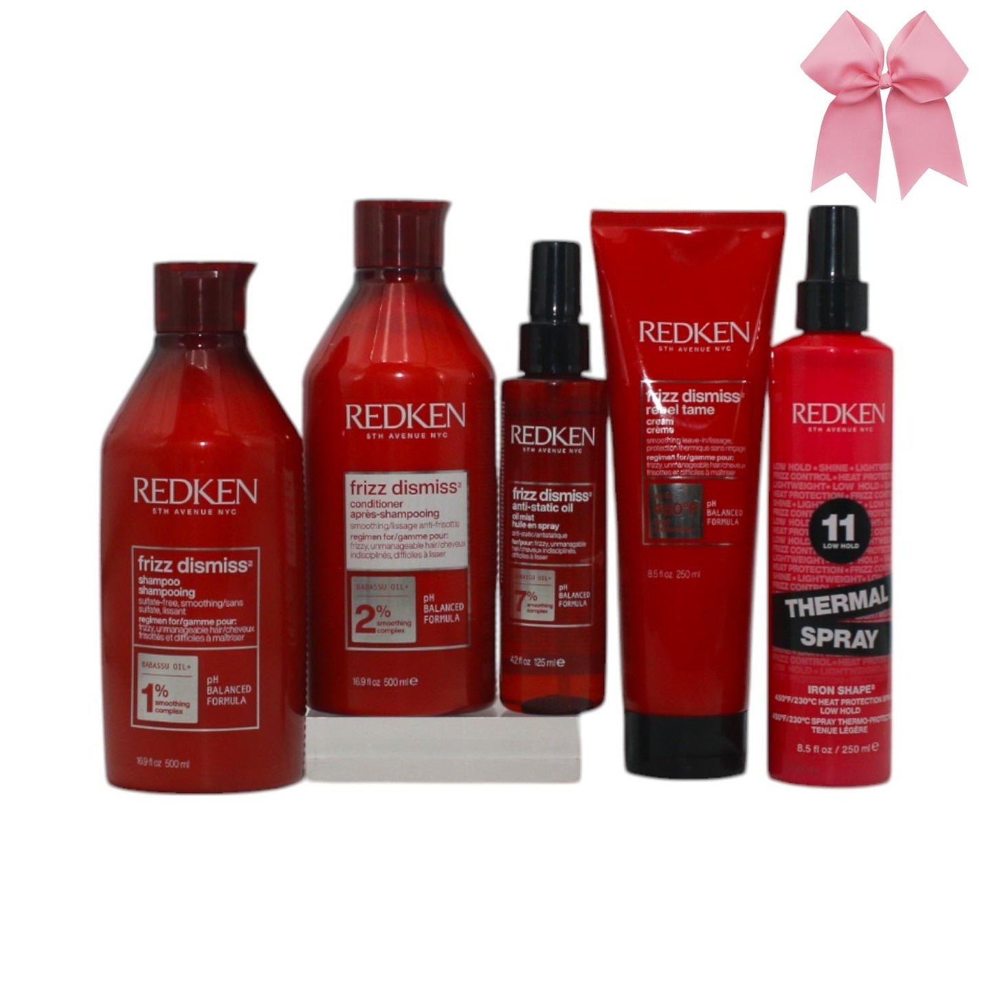 Frizz Control Gift Set- Redken Frizz Dismiss Set & Thermal Spray