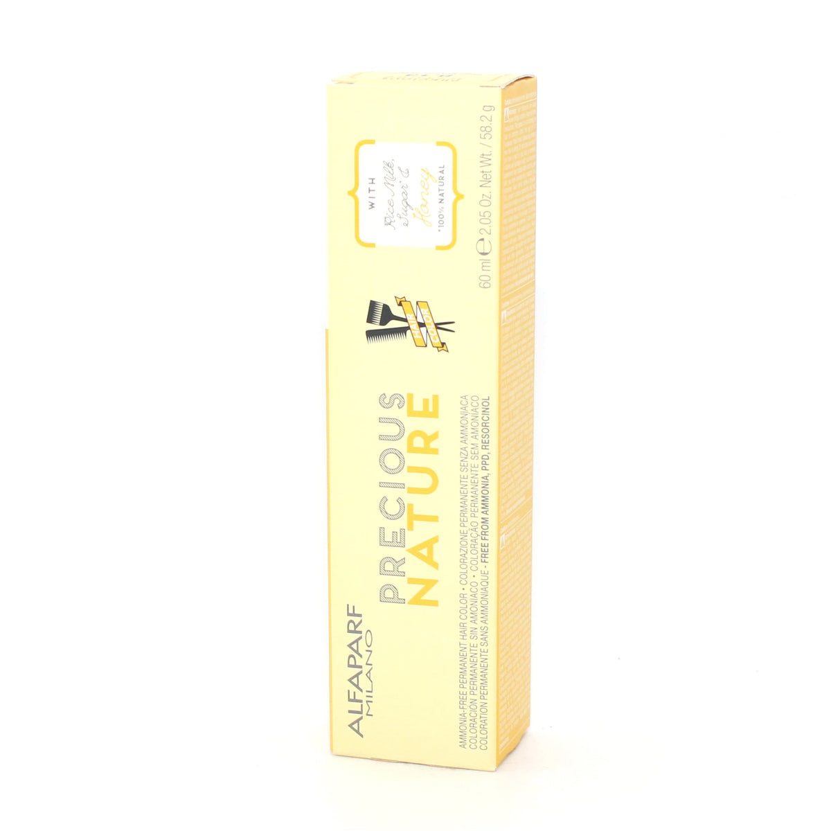 Alfaparf Precious Nature with Rice Milk &amp; Honey Permanent Hair Color 2.05 oz