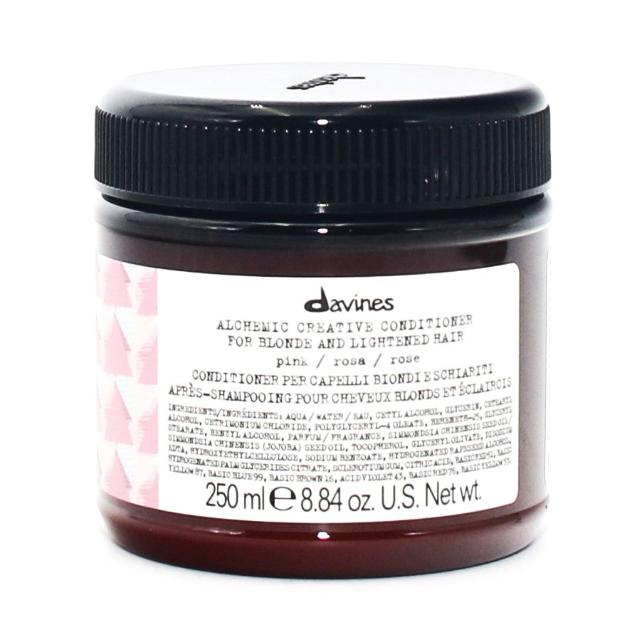 Davines Alchemic Creative Conditioner For Blonde & Lightened Hair Pink 8.84 oz