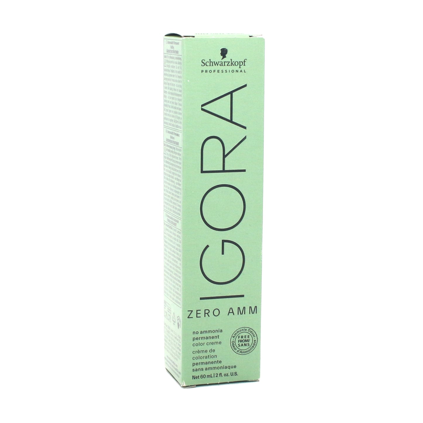 Schwarzkopf Igora Zero AMM No Ammonia Permanent Color Creme 2 oz