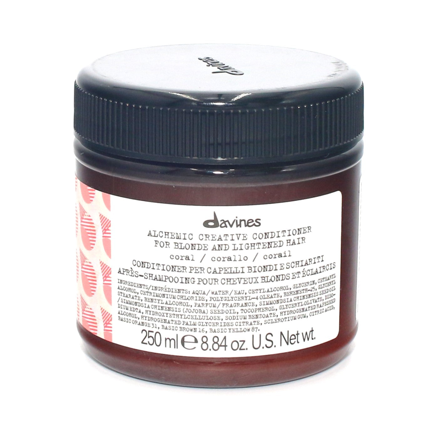 Davines Alchemic Creative Conditioner For Blonde & Lightened Hair Coral 8.84 oz