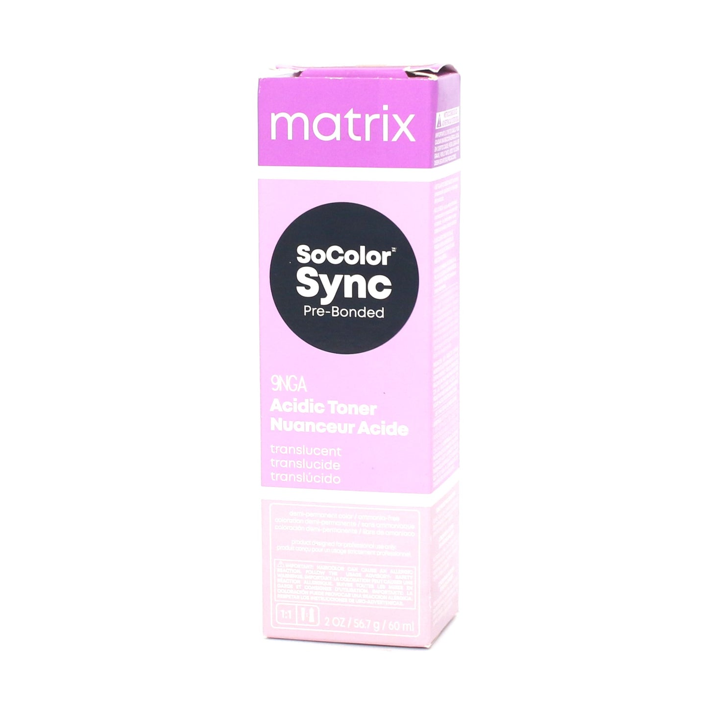 Matrix SoColor Sync Pre-Bonded Acidic Toner 2 oz