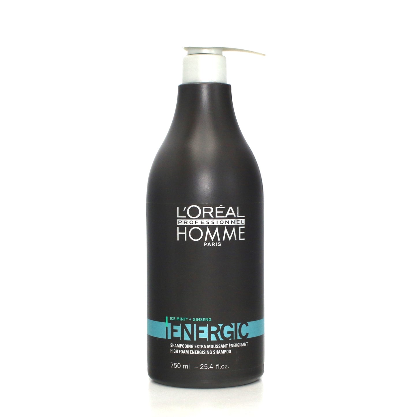 LOREAL Homme Iced Mint + Ginseng Energic Shampoo 25.4 oz