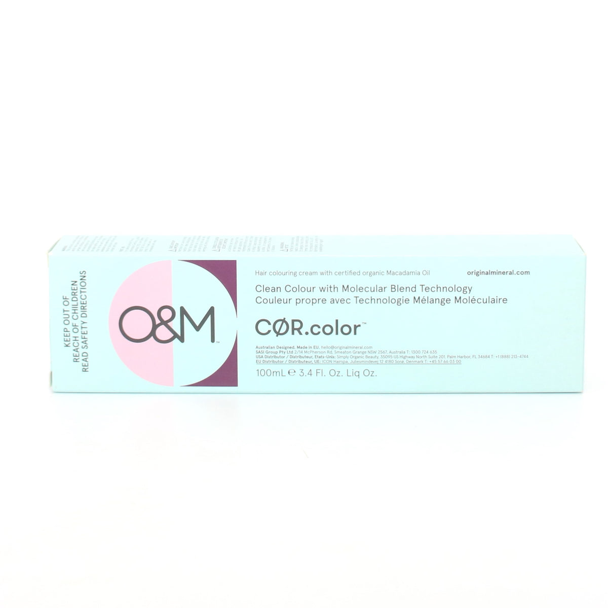 O&amp;M Hair Coloring Cream 3.4 oz