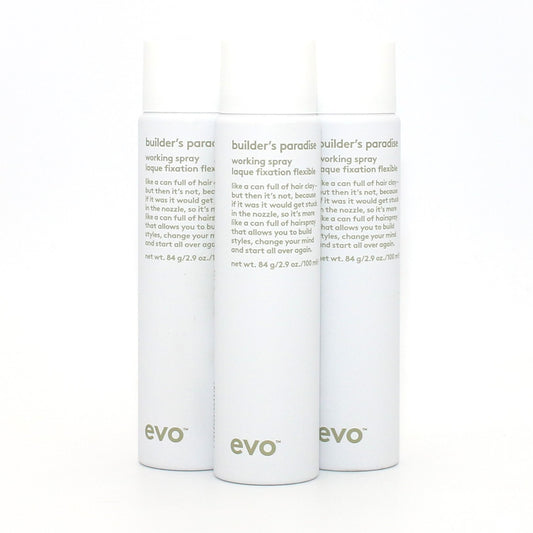 Evo Builder's Paradise Working Spray 2.9 oz (pack of 3)