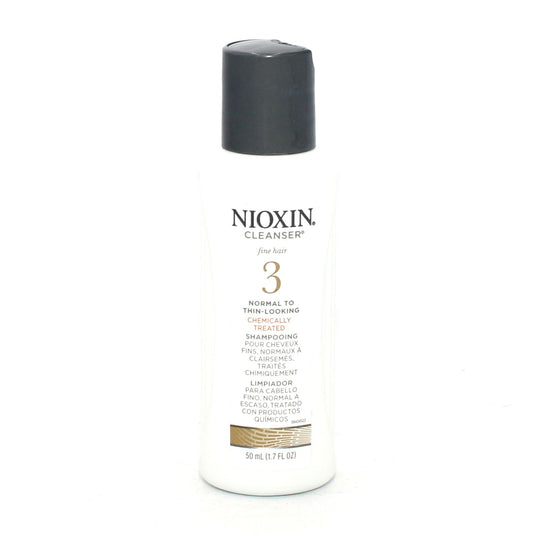 Nioxin 3 Cleanser Shampoo Normal to Thin looking Chemically Treated 1.7 oz