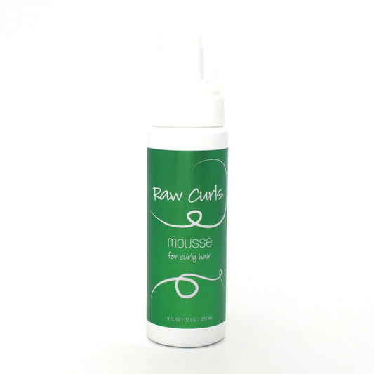 Raw Curls Mousse for Curly Hair 8 oz