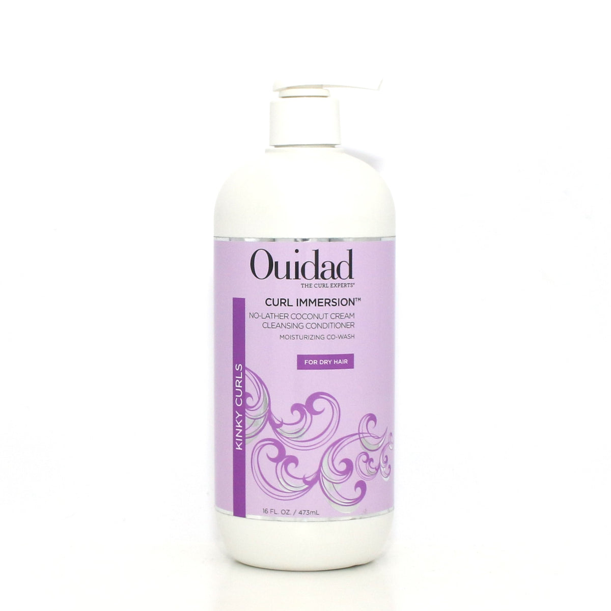 Ouidad Curl Immersion No Lather Coconut Cream Cleansing Conditioner 16 oz