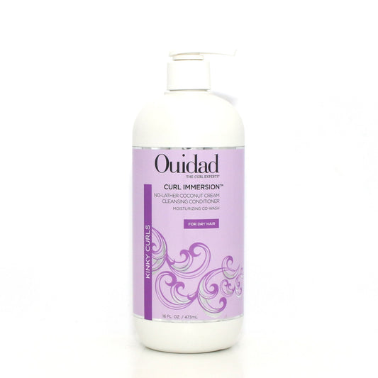 Ouidad Curl Immersion No Lather Coconut Cream Cleansing Conditioner 16 oz