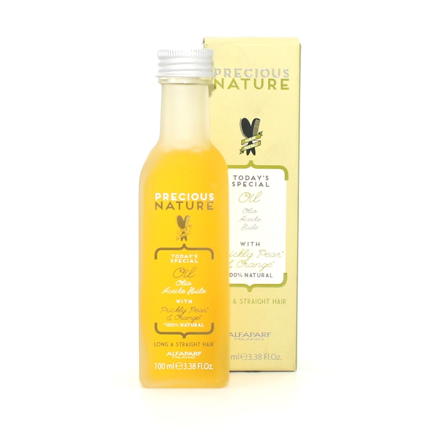 Alfaparf Precious Nature Today's Special Oil with Prickly Pear & Orange 3.38 oz