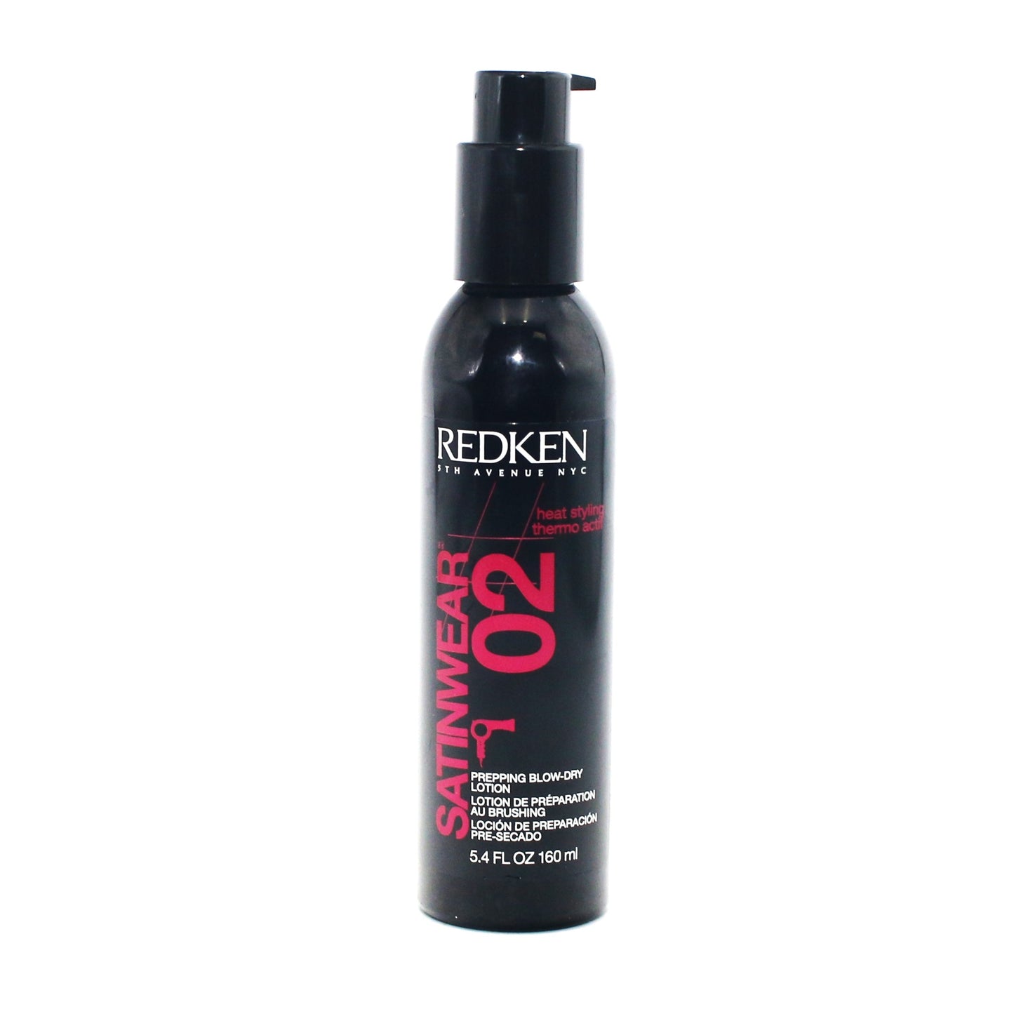 Redken Satinwear 02 Thermal Smoothing Blow Dry Lotion 5.4 oz