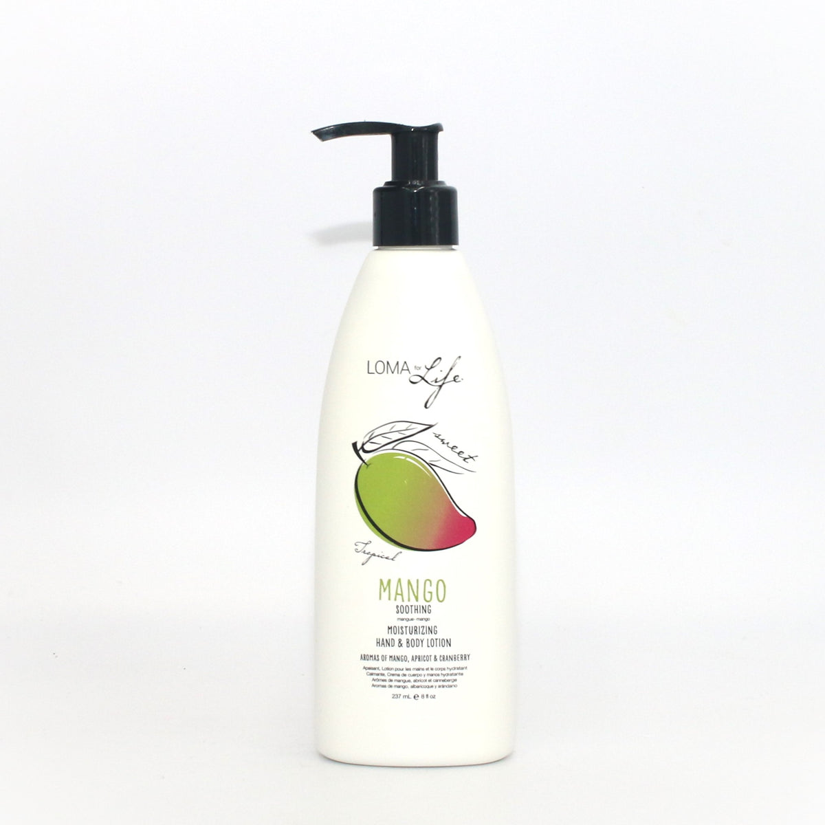 LOMA FOR LIFE Sweet Tropical Mango Hand &amp; Body Lotion 8 oz