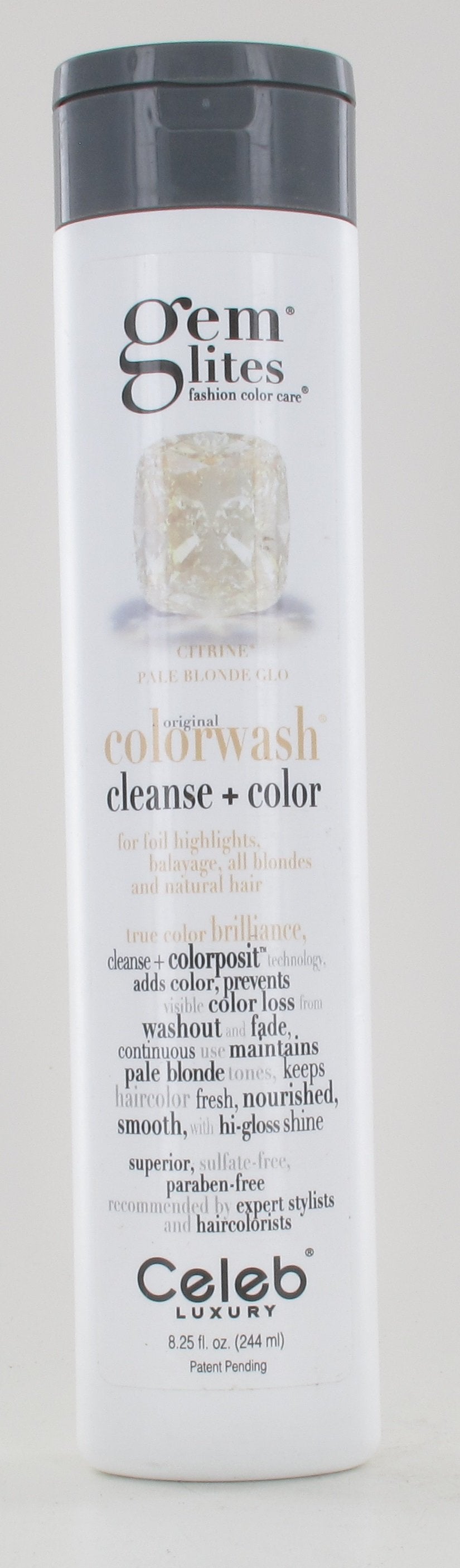 Celeb Luxury Gem Lites Citrine Pale Blonde Glo Color Wash 8.25 oz