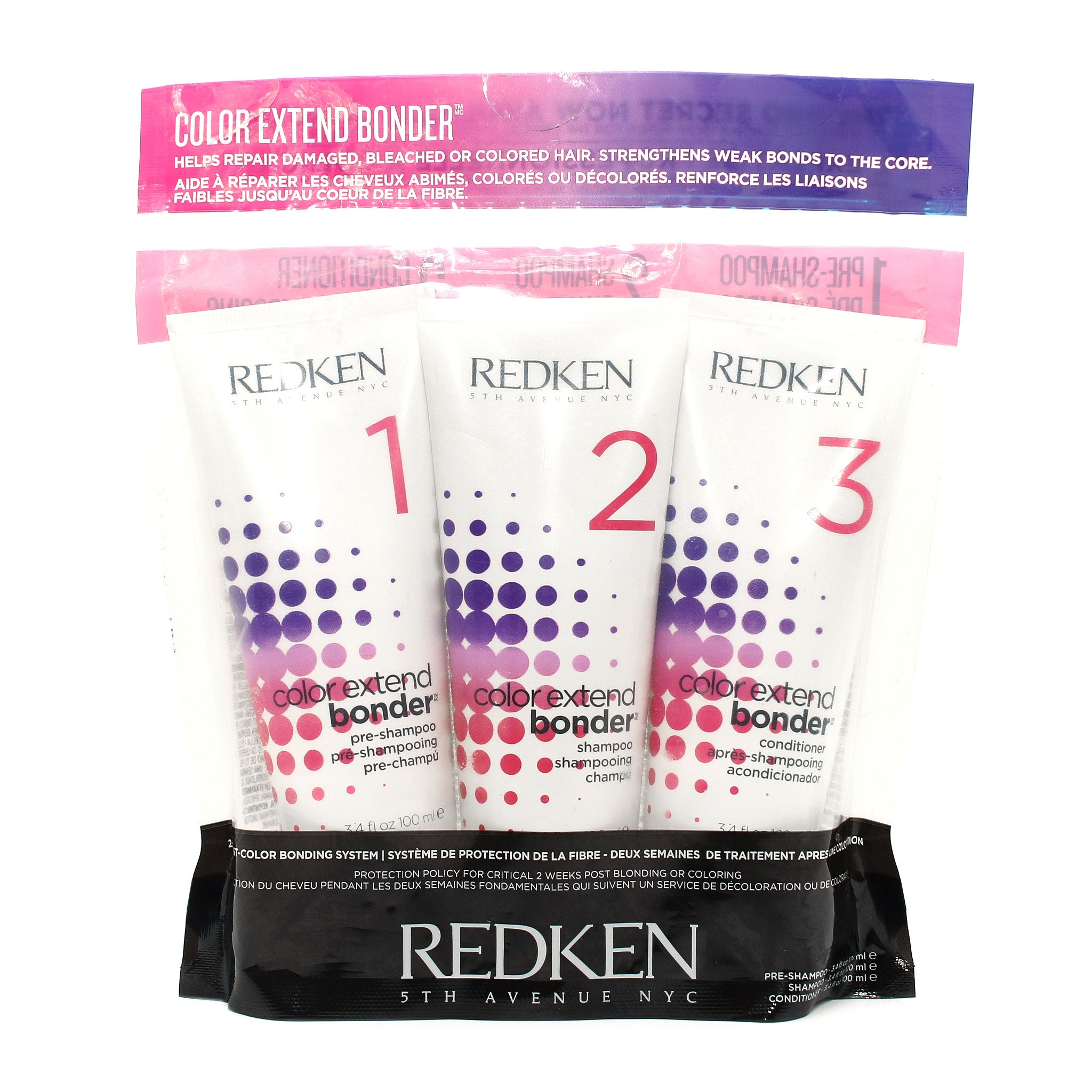 REDKEN Color Extend Bonder 2 Week Post Color Bonding System Set