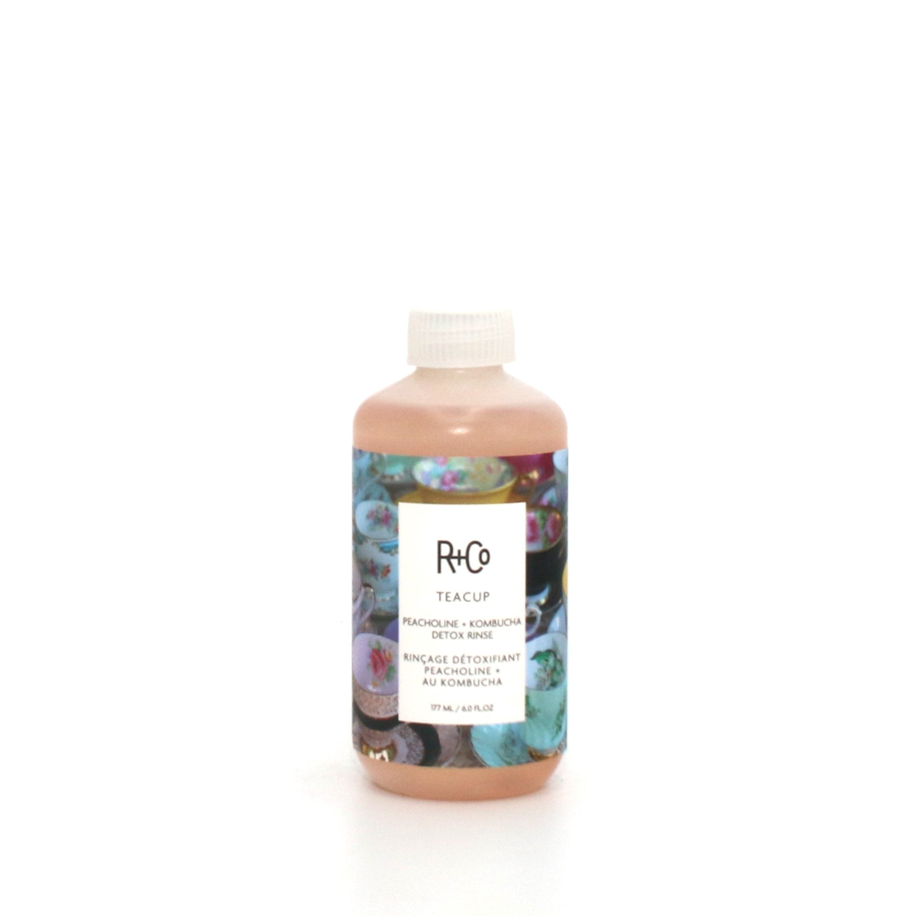 R+Co Teacup Peacholine + Kombucha Detox Rinse 6.0 oz