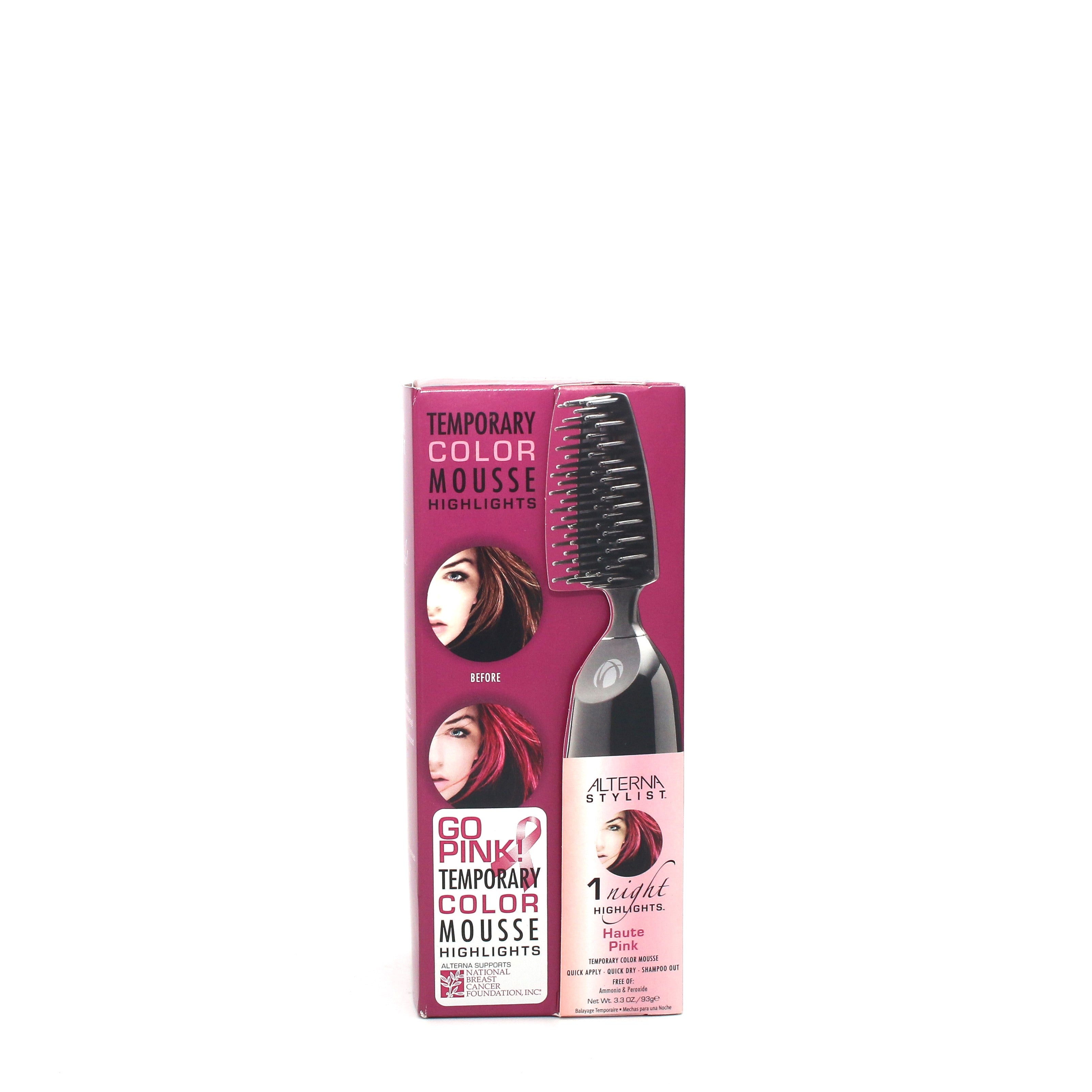 ALTERNA Stylist Temporary Color Mousse Highlights Haute Pink 3.3 oz