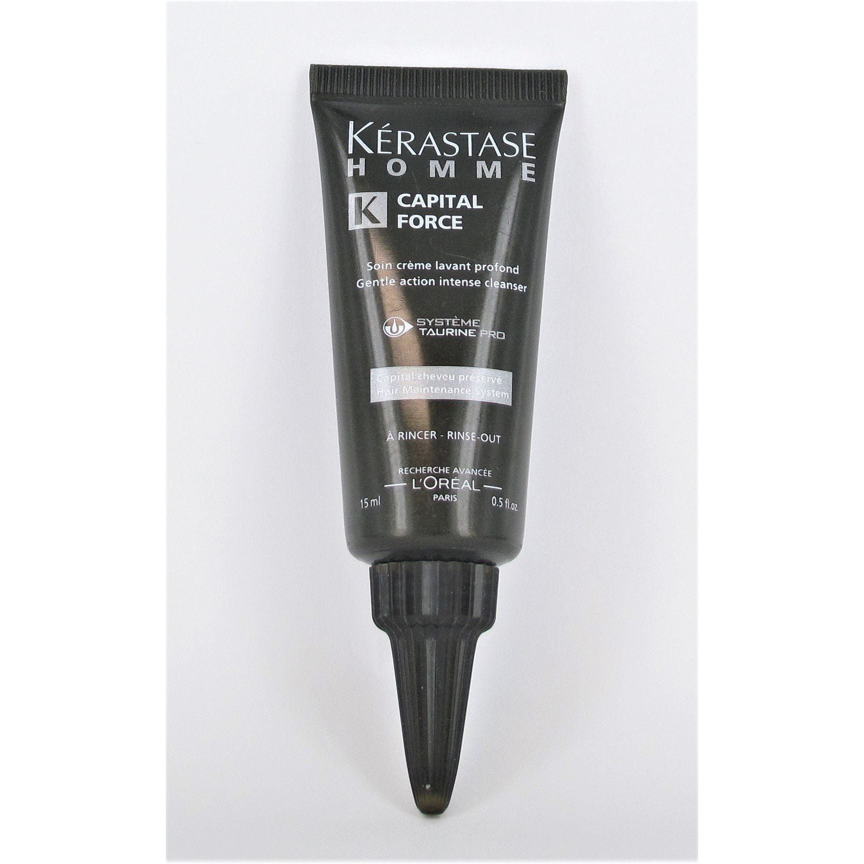 Kerastase Homme Capital Force Intense Cleanser-Rinse Out (Gentle) ,0.5fl oz