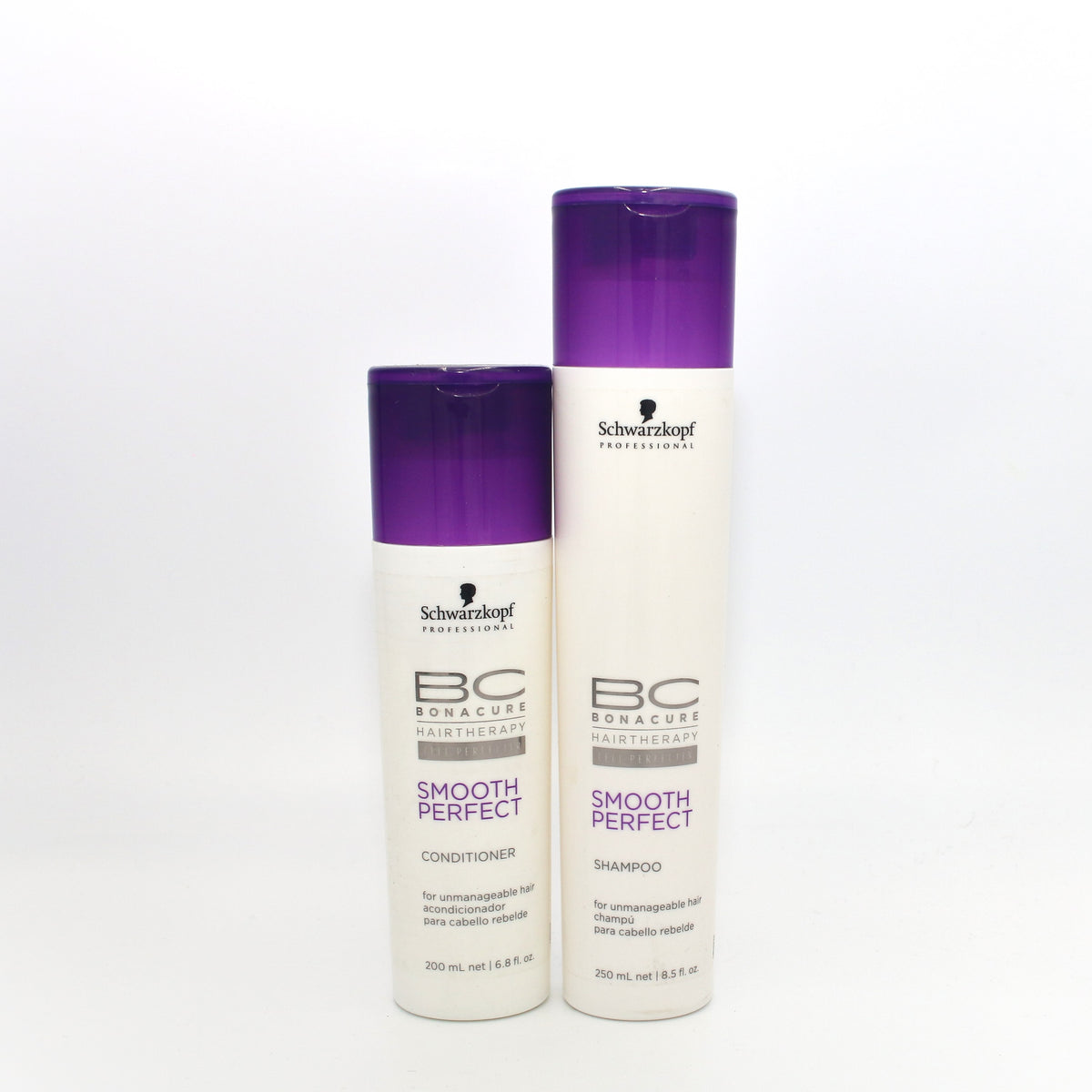 SCHWARZKOPF BC Bonacure Hairtherapy Smooth Perfect Shampoo and Conditioner Duo