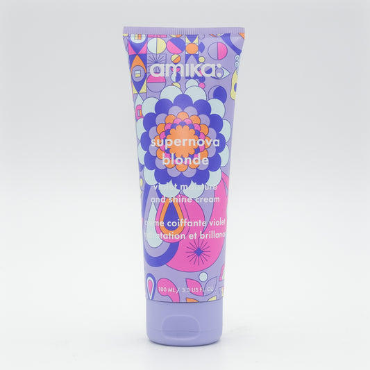 Amika Supernova Blonde Violet Moisture and Shine Cream 3.3 oz